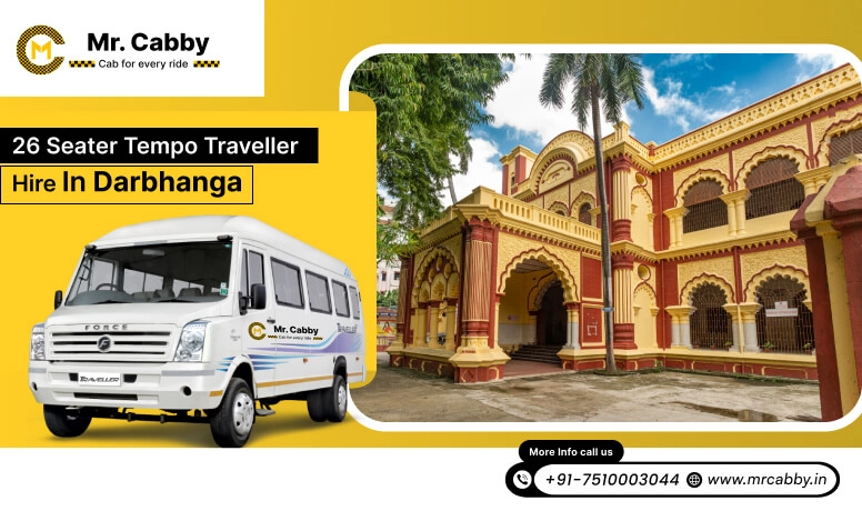 26 Seater Tempo Travellers On Rent in Darbhanga