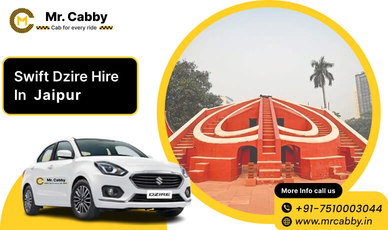Swift Dzire on rent in Jaipur