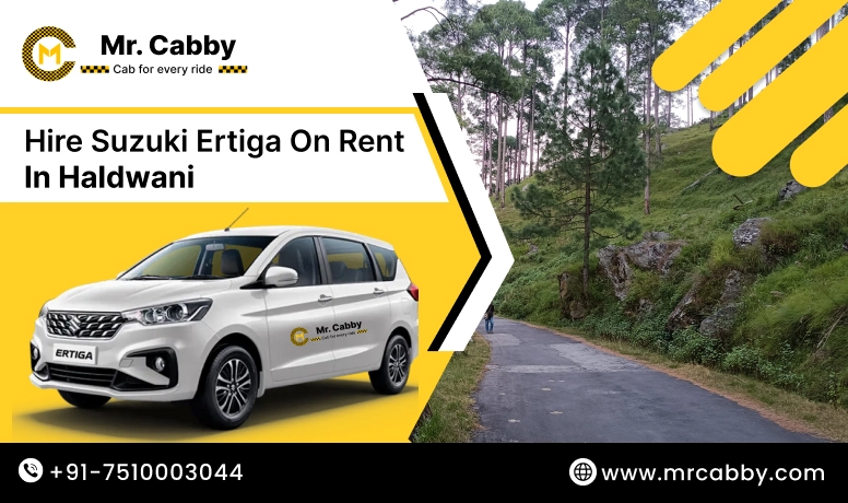 Hire Suzuki Ertiga on rent in Haldwani