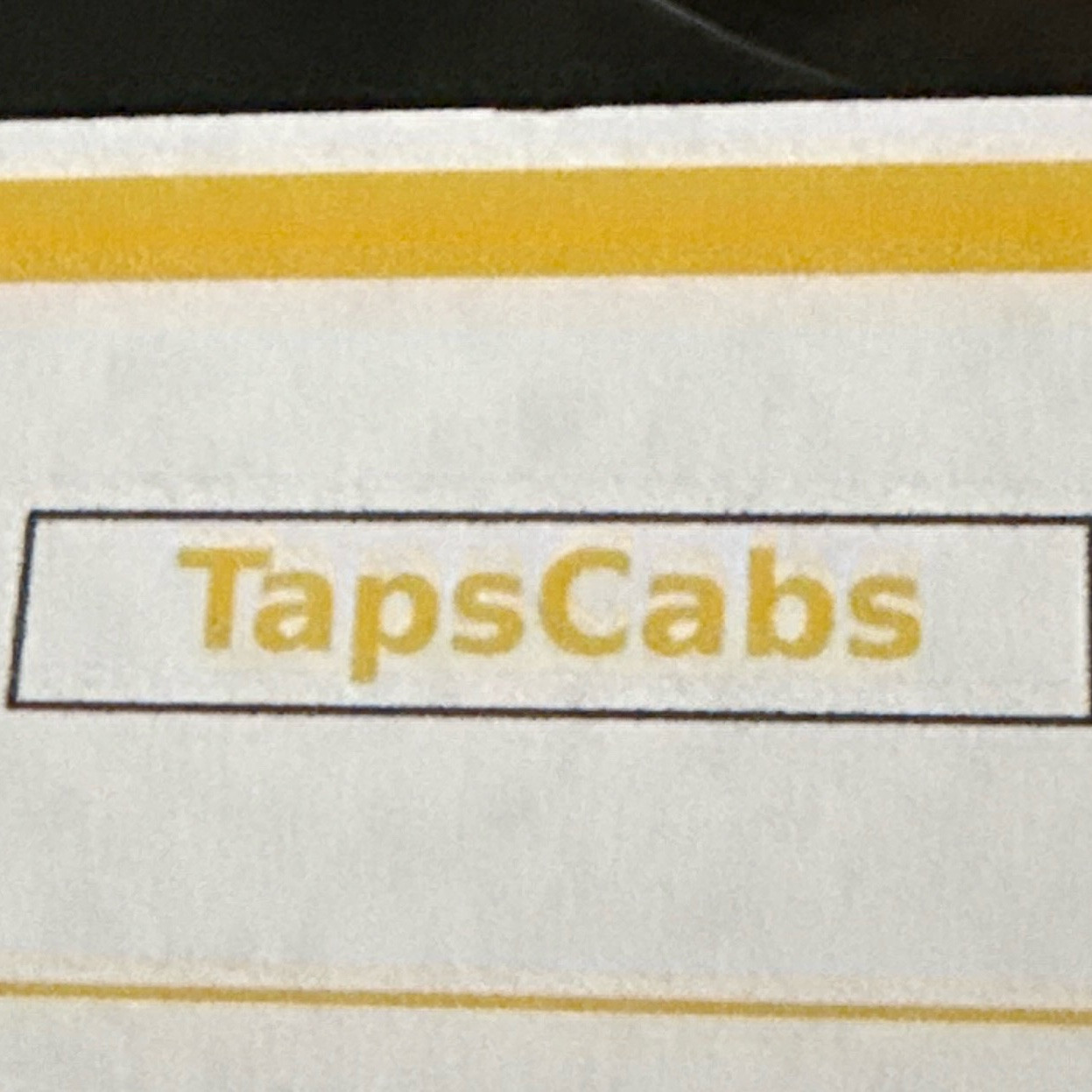 Taps Cabs