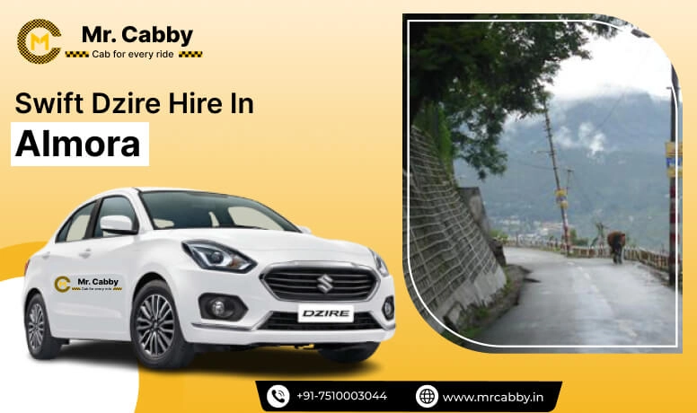 Swift Dzire cab hire in Almora