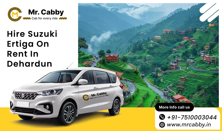Hire Suzuki Ertiga on rent in Dehradun