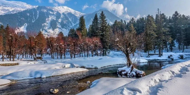 Pahalgam The First to Witness Winter Magic