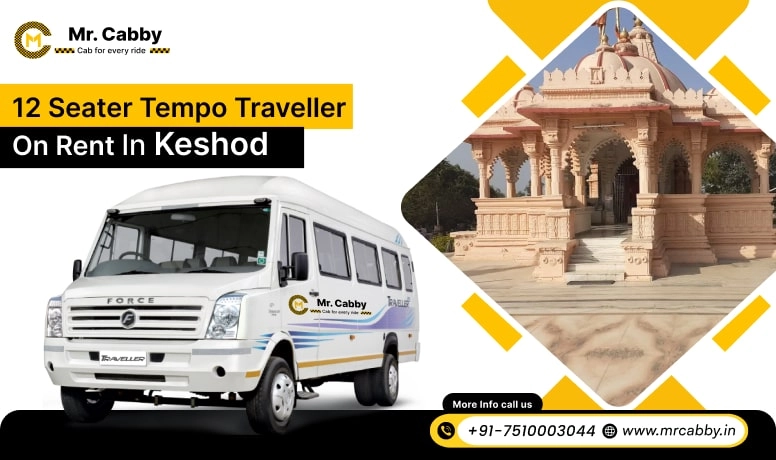 12 Seater Tempo Travellers on Rent in Keshod