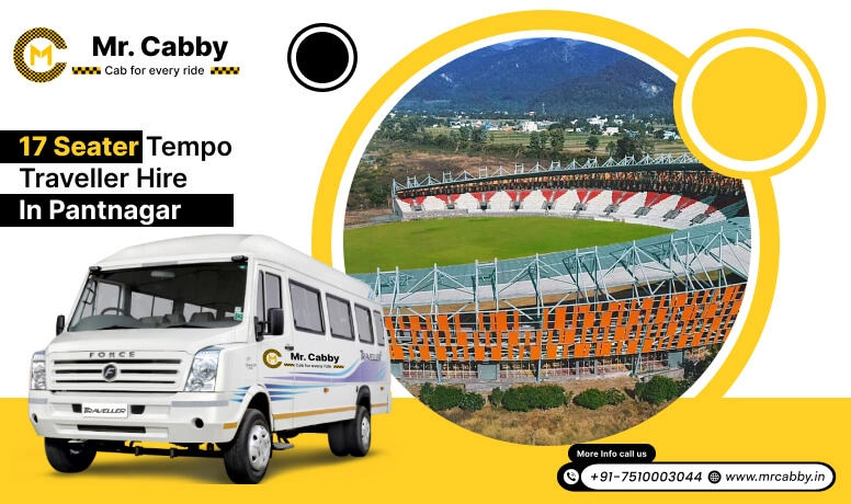 17 Seater Tempo Traveller on Rent in Pantnagar