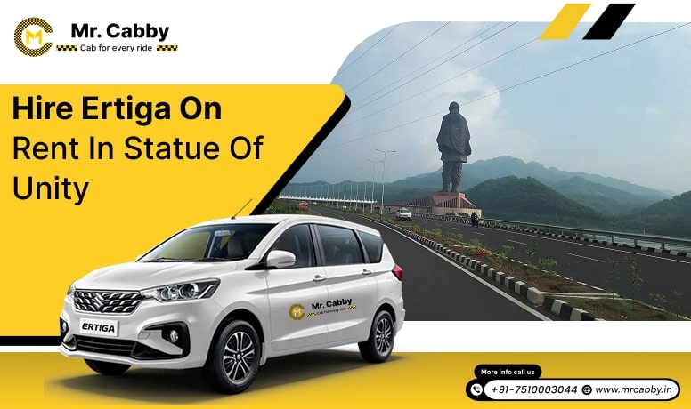Hire Ertiga on Rent in Statue of Unity