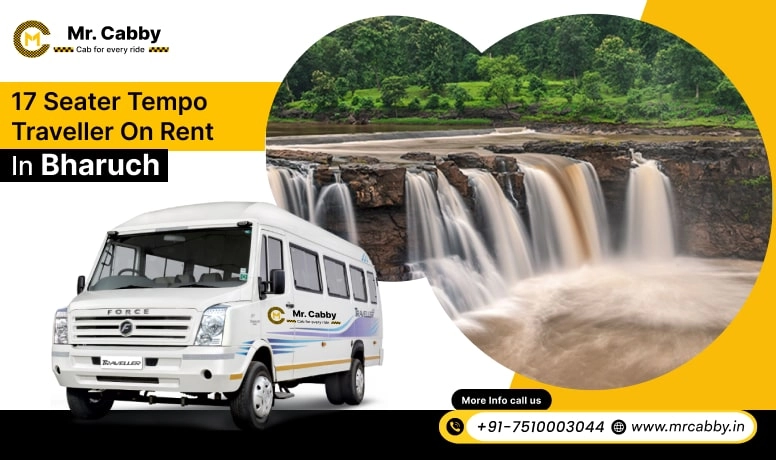 17 Seater Tempo Travellers on Rent in Bharuch