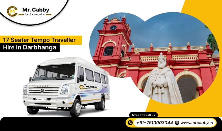 17 Seater Tempo Traveller on Rent in Darbhanga