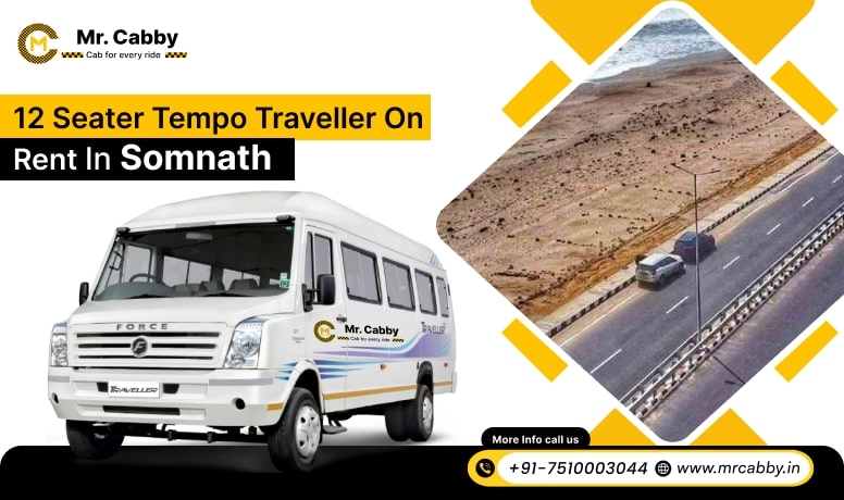 12 Seater Tempo Travellers on Rent in Somnath
