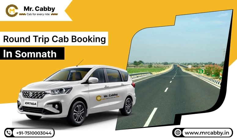 Round Trip Cab Booking in Somnath