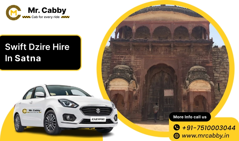 Swift Dzire cab hire in Satna