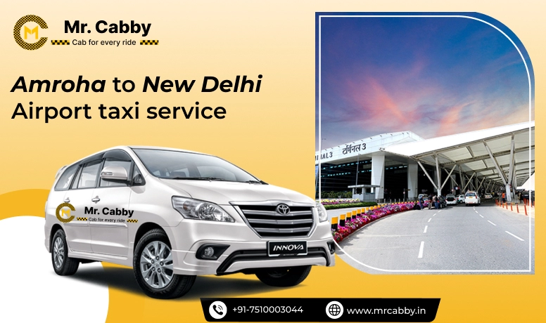 Amroha to New Delhi Airport Taxi