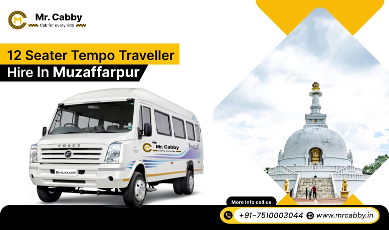 12 Seater Tempo Travellers On Rent in muzaffarpur