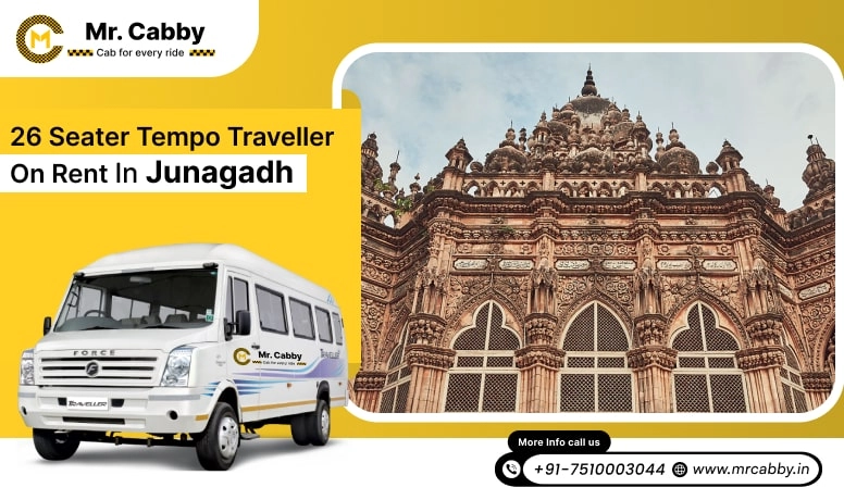 26 Seater Tempo Traveller on Rent in Junagadh