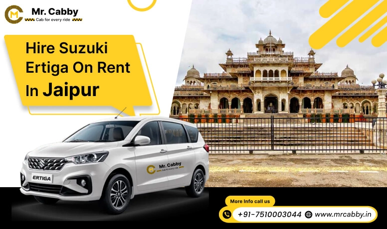 Hire Ertiga on rent in Jaipur