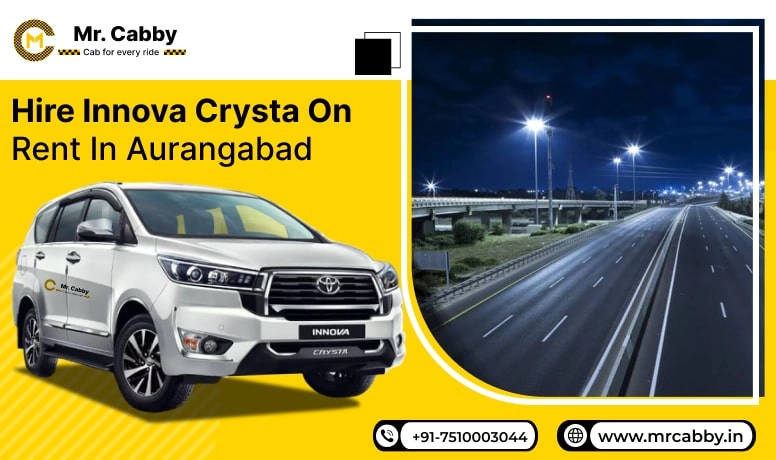 Innova Crysta on Rent in Aurangabad