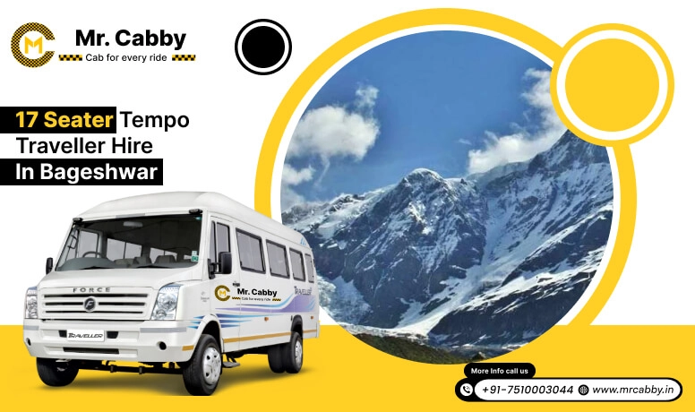 17 Seater Tempo Traveller on Rent in Bageshwar