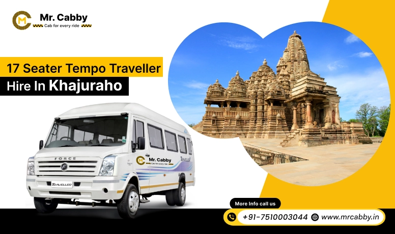 17 Seater Tempo Traveller on Rent in Khajuraho