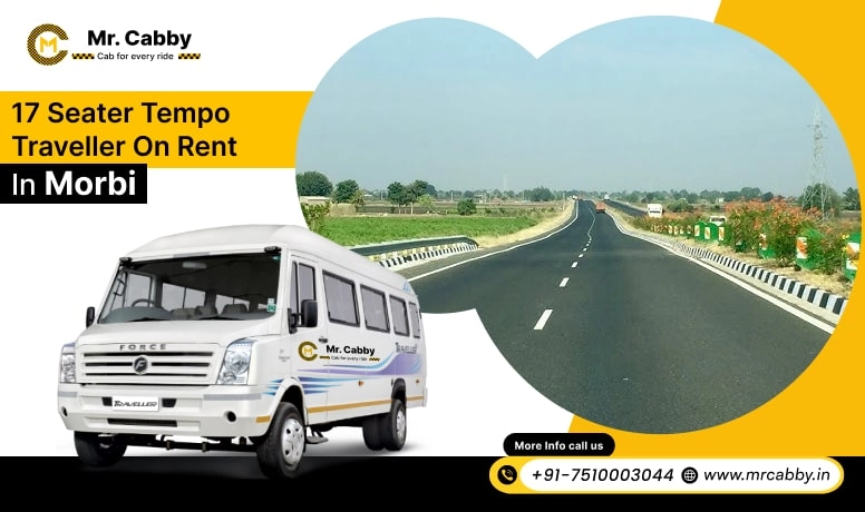 17 Seater Tempo Travellers on Rent in Morbi