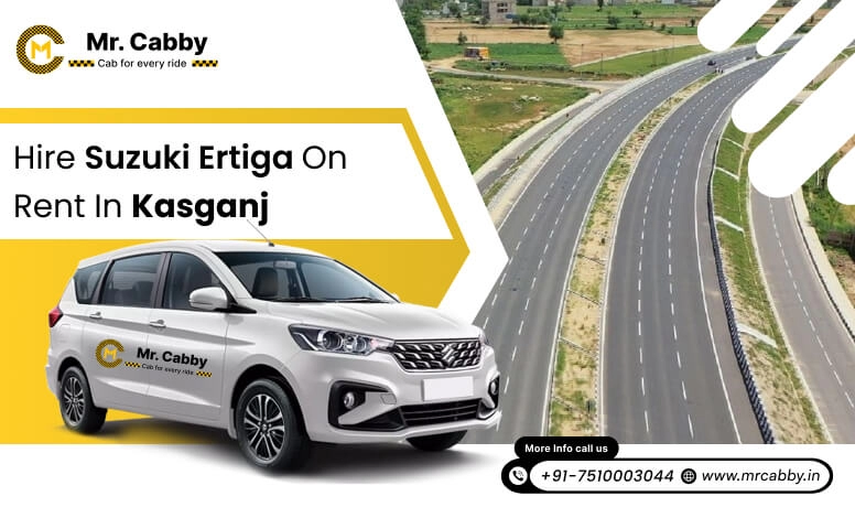 Hire Suzuki Ertiga on Rent in Kasganj
