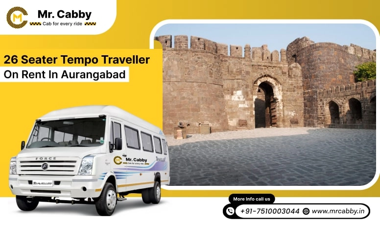 26 Seater Tempo Traveller on Rent in Aurangabad