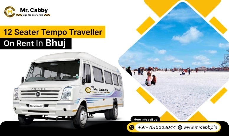 12 Seater Tempo Travellers on Rent in Bhuj
