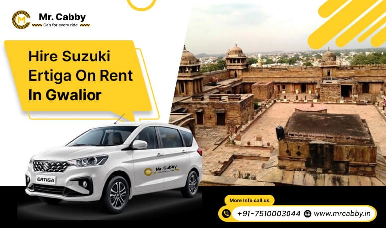 Hire Suzuki Ertiga on rent in Gwalior