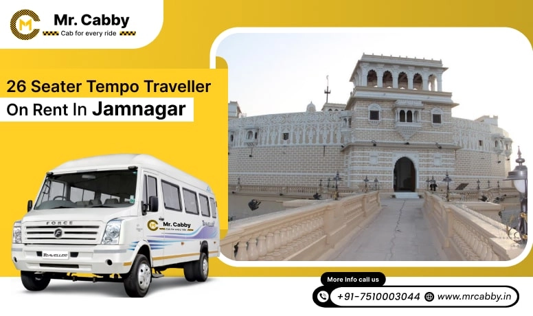 26 Seater Tempo Traveller on Rent in Jamnagar