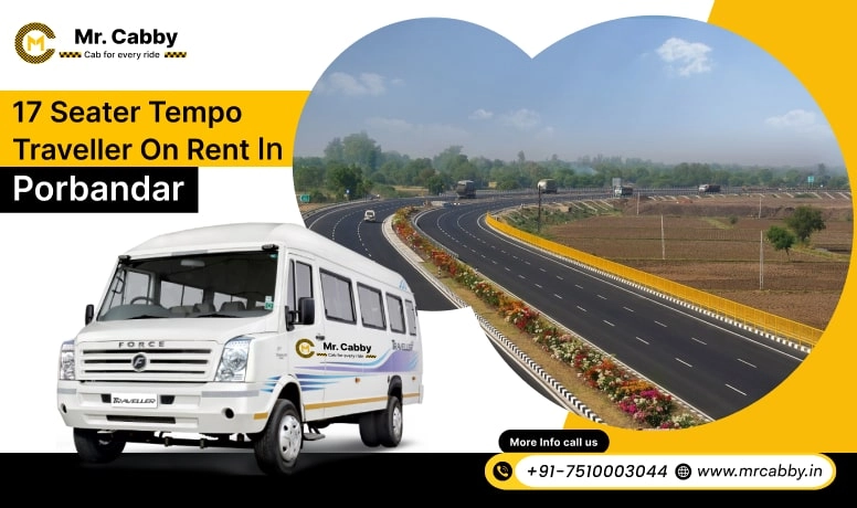 17 Seater Tempo Travellers on Rent in Porbandar
