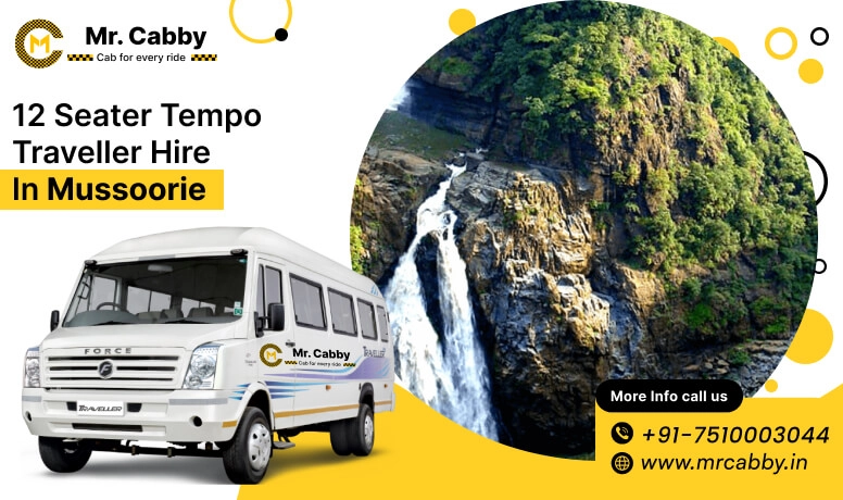 12 seater Tempo Traveller hire in Mussoorie
