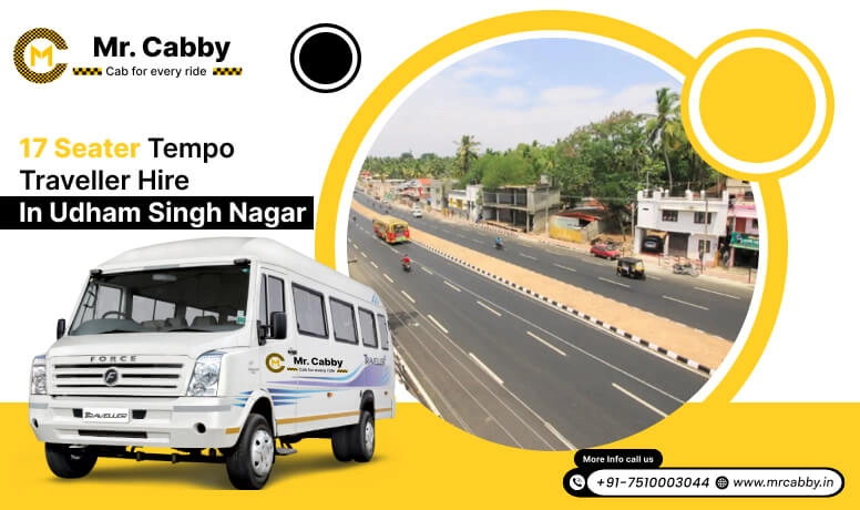 17 Seater Tempo Traveller on Rent in Udham Singh Nagar