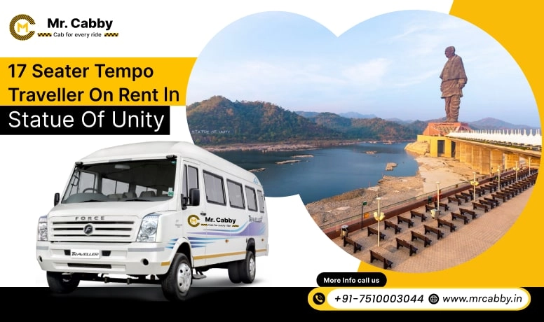 17 Seater Tempo Travellers on Rent in Statue of Unity