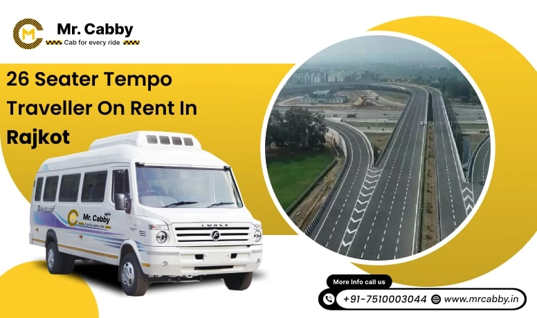 26 Seater Tempo Traveller on Rent in Rajkot