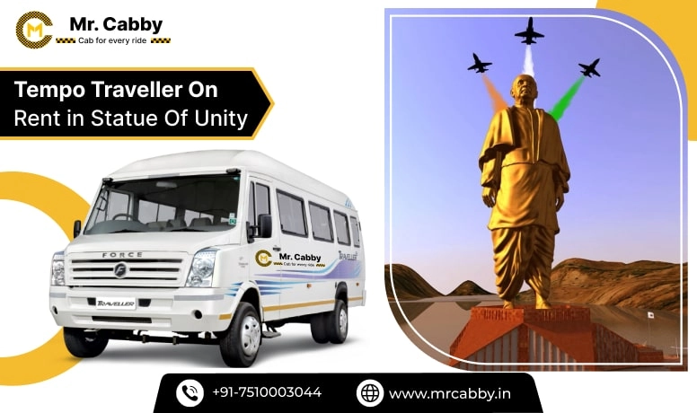 Tempo Traveller on Rent in Statue of Unity