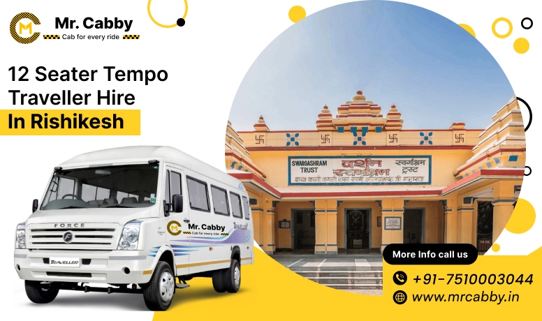 12 seater Tempo Traveller hire in Rishikesh