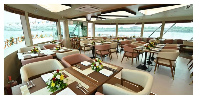 Lavish Experience Amenities with Luxury river cruise Ahmedabad