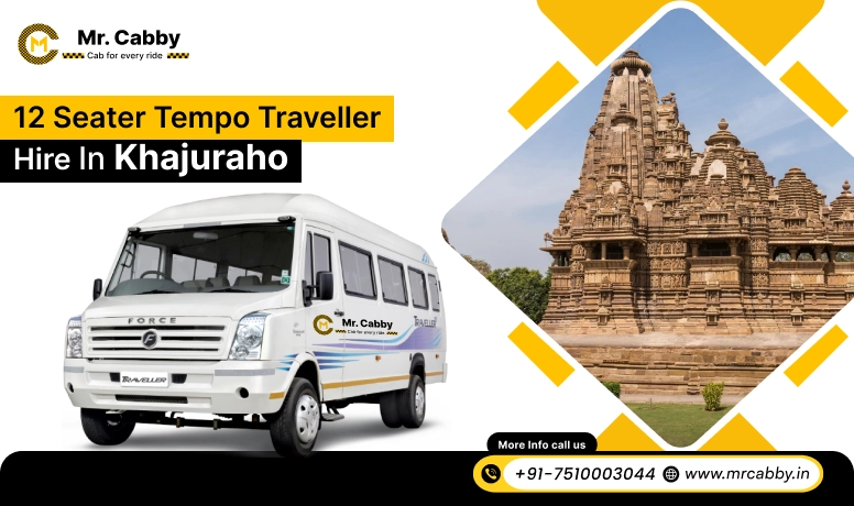 12 Seater Tempo Travellers On Rent in Khajuraho
