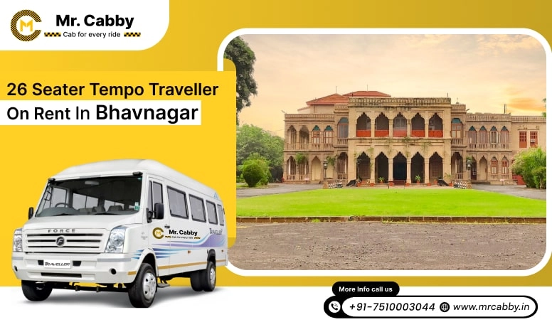 26 Seater Tempo Traveller on Rent in Bhavnagar