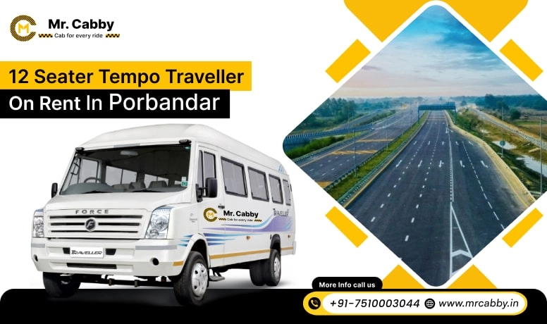 12 Seater Tempo Travellers on Rent in Porbandar