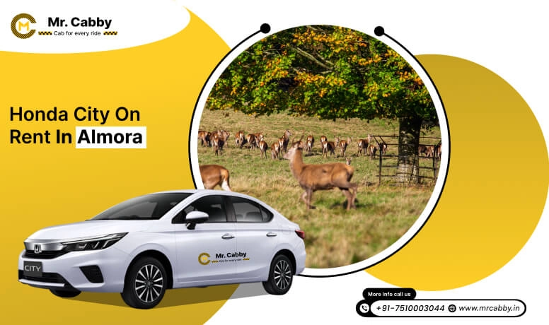 Honda City car hire in Almora
