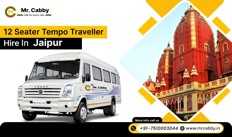 12 Seater Tempo Travellers On Rent in Jaipur