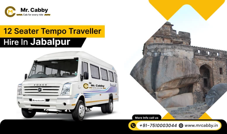 12 Seater Tempo Travellers On Rent in Jabalpur