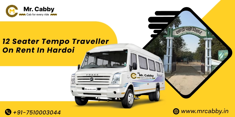 12 seater Tempo Traveller on Rent in Hardoi