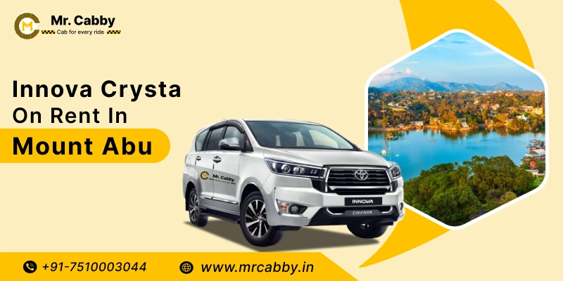 Innova Crysta on rent in Mount Abu