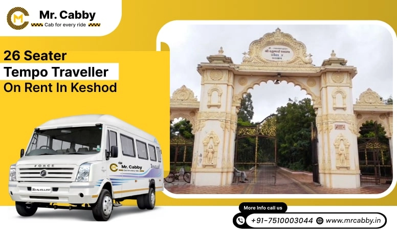 26 Seater Tempo Traveller on Rent in Keshod